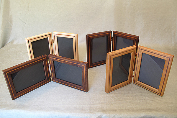 6x4 Double Picture Frame Wooden Hinged Photo Frame Heirloom