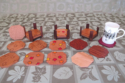 Fall Woodcrafts Coasters