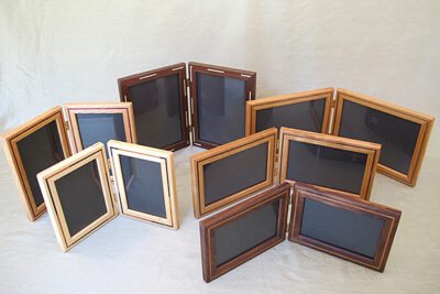 Fall Woodcrafts Double Frames