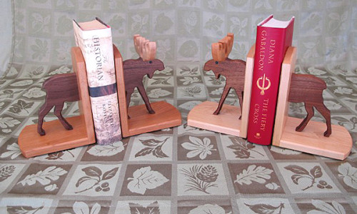 Fall Woodcrafts Bookends