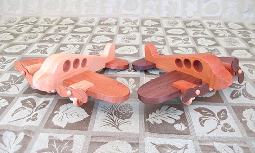 Fall Woodcrafts Toy Airplane